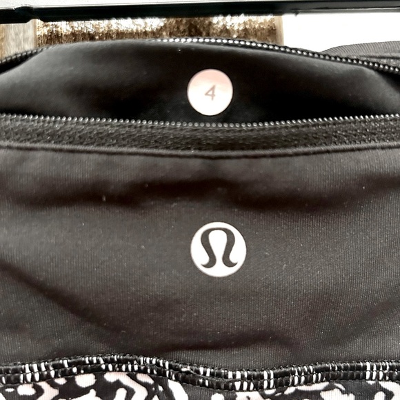 Lululemon leggings size 4 X Soul NY Pace Pusher Crop Leggings sz 4 Luxtreme - Picture 3 of 14